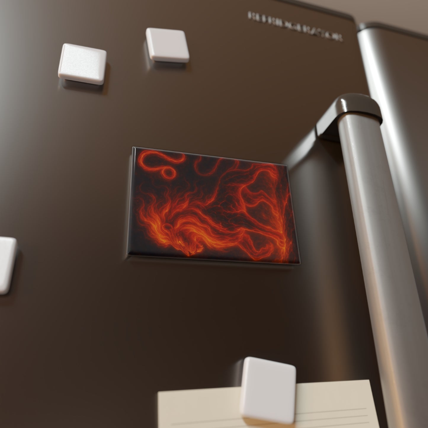 Fiery Lion Magnet | Unique Decorative Magnet, Refrigerator Magnet, Gift for Animal Lovers, Home Decor, Kitchen Accessory