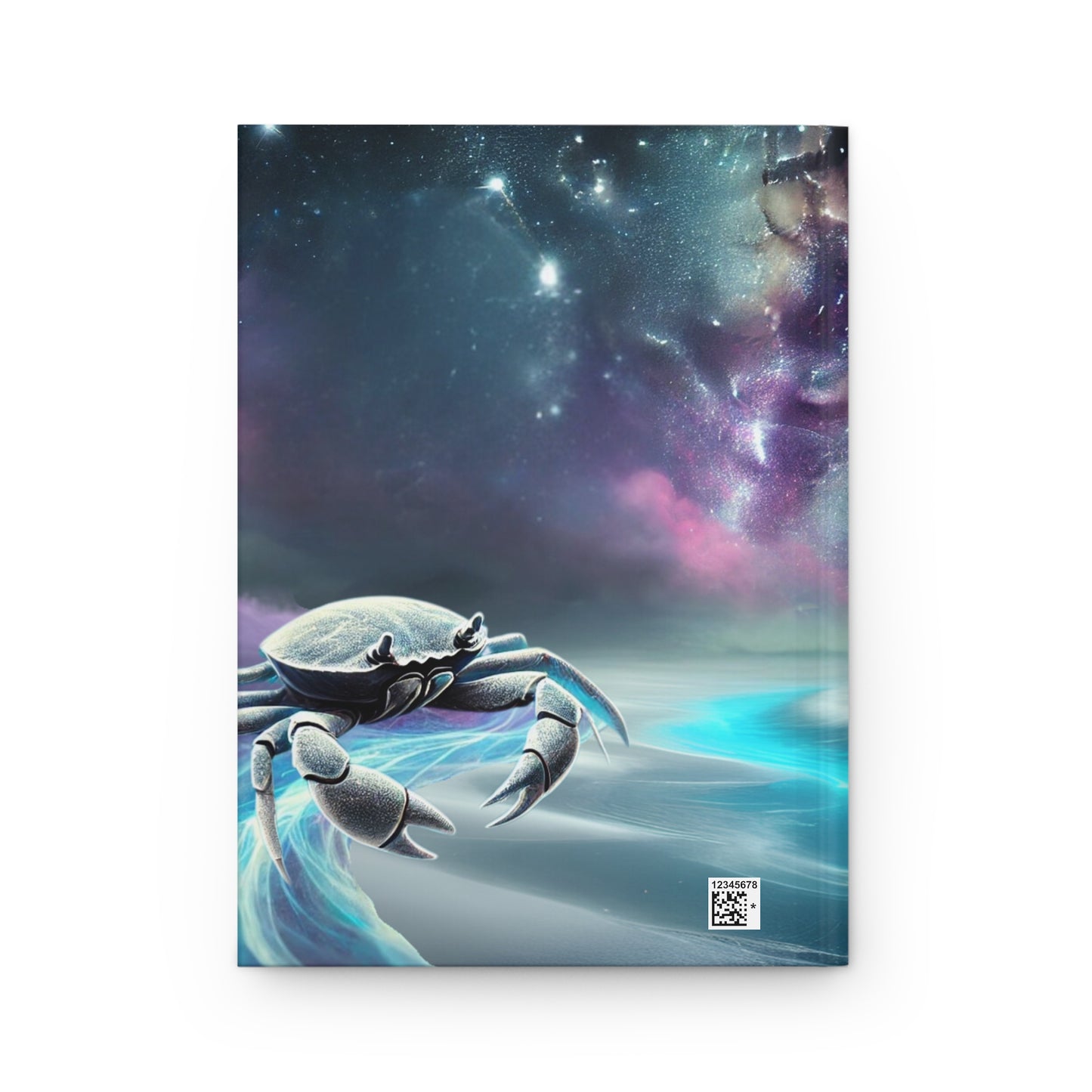 Cancer Hardcover Journal | Cosmic Crab Design | Perfect for Star Sign Lovers