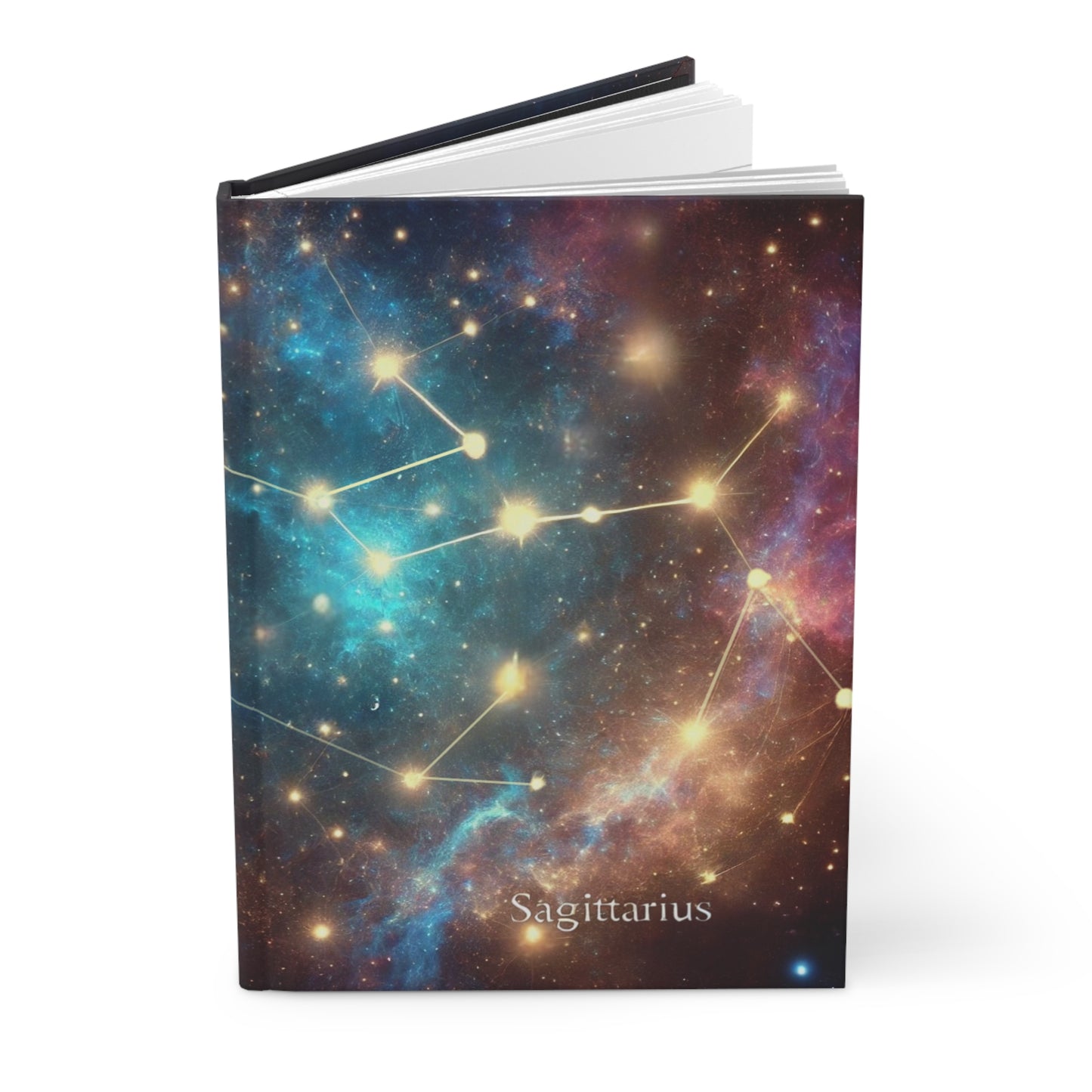 Sagittarius Hardcover Journal - Celestial Inspired Diary for Astrology Lovers