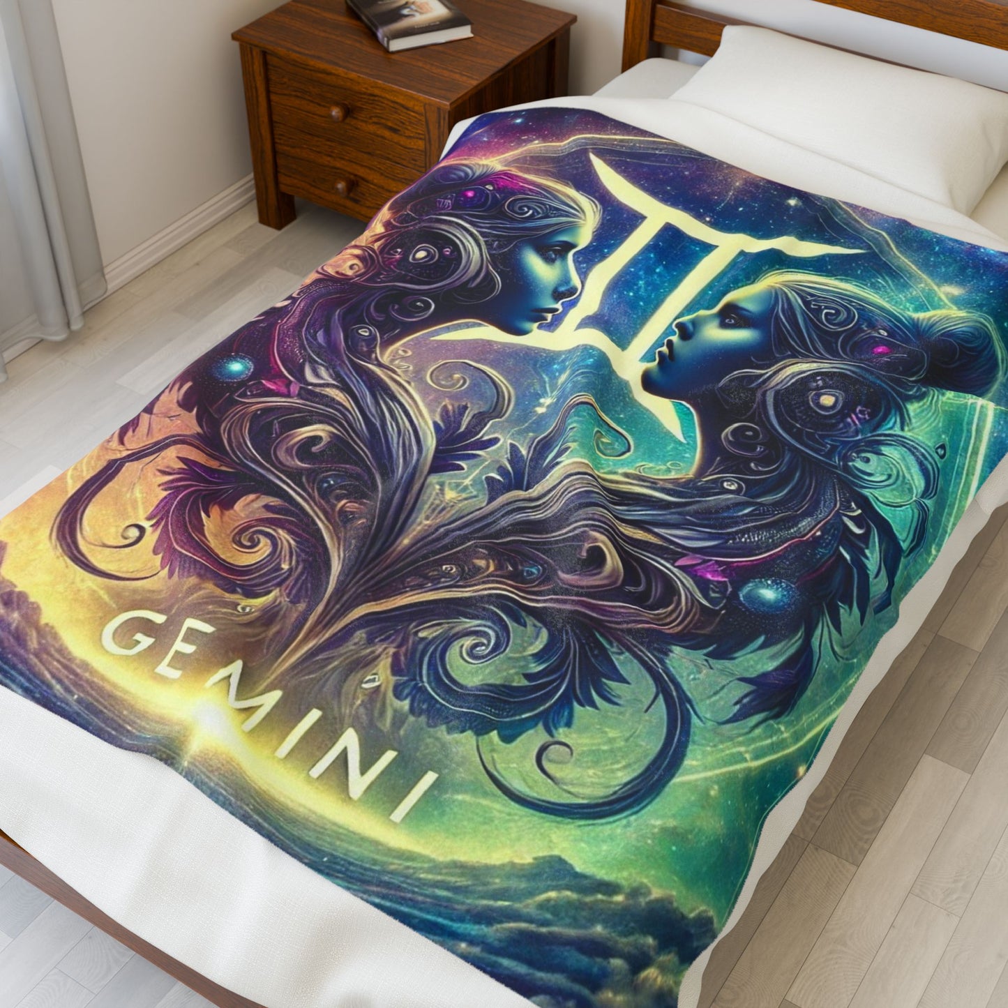 Gemini Velveteen Plush Blanket