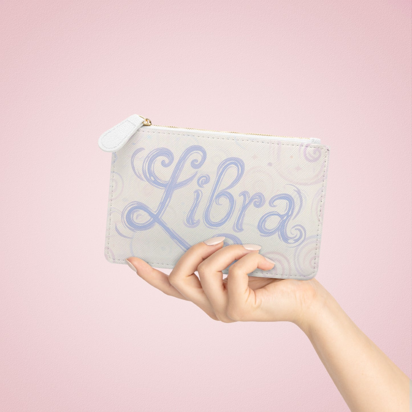 Libra Zodiac Mini Clutch Bag, Astrology Coin Purse, Gifts for Her, Zodiac Symbol Wallet, Libra Gifts, Astrology Accessories