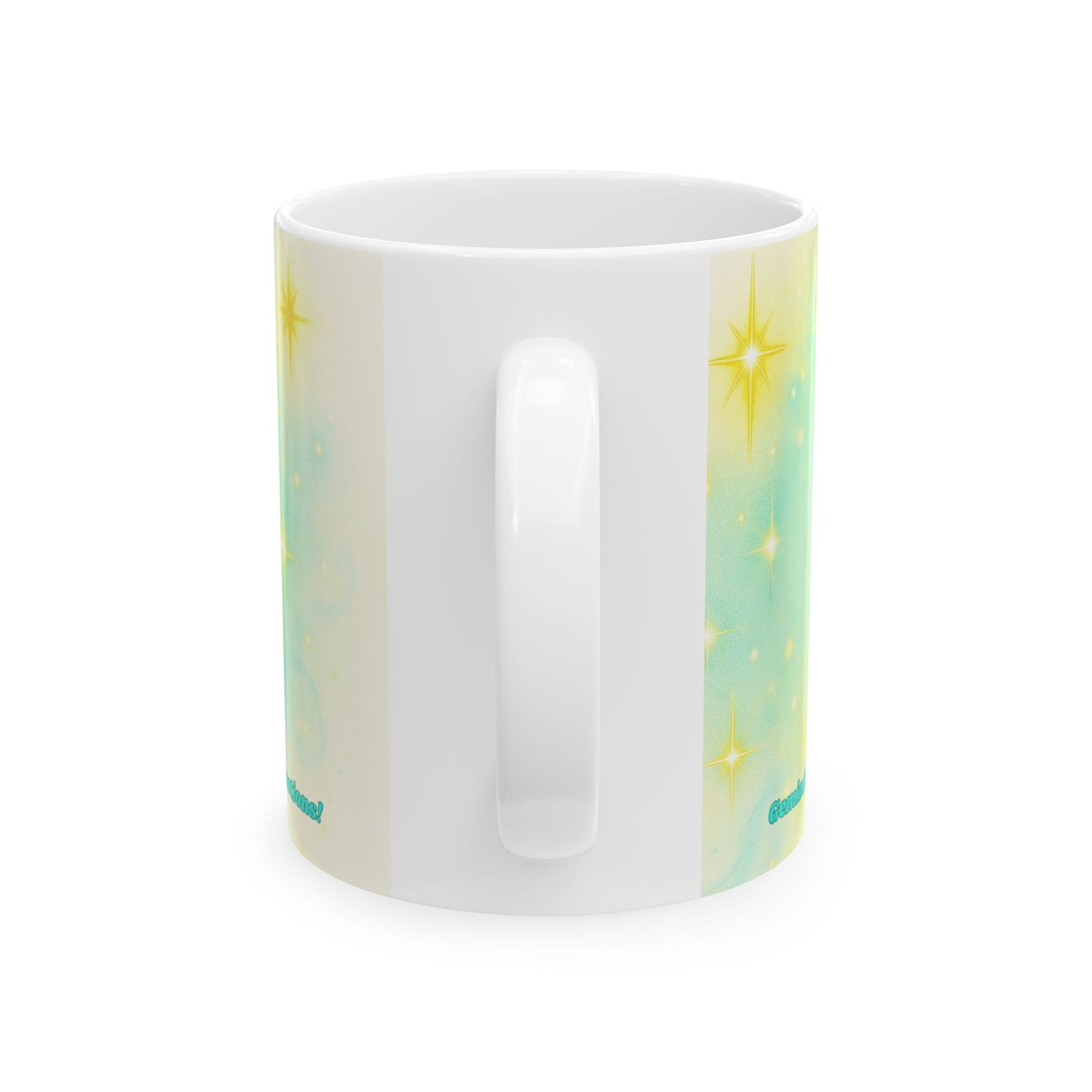 Gemini Zodiac Ceramic Mug - 11oz & 15oz - Mystical Twin Design for Astrology Lovers