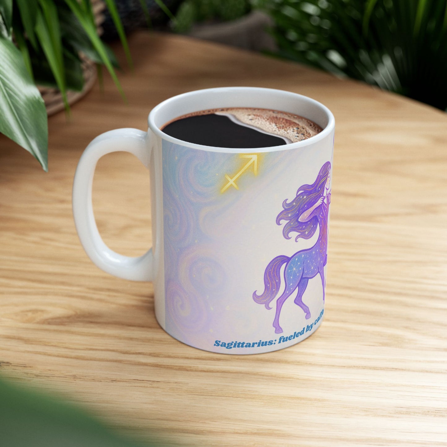 Celestial Sagittarius Mug – 11oz & 15oz – Perfect for Coffee Lovers and Dreamers