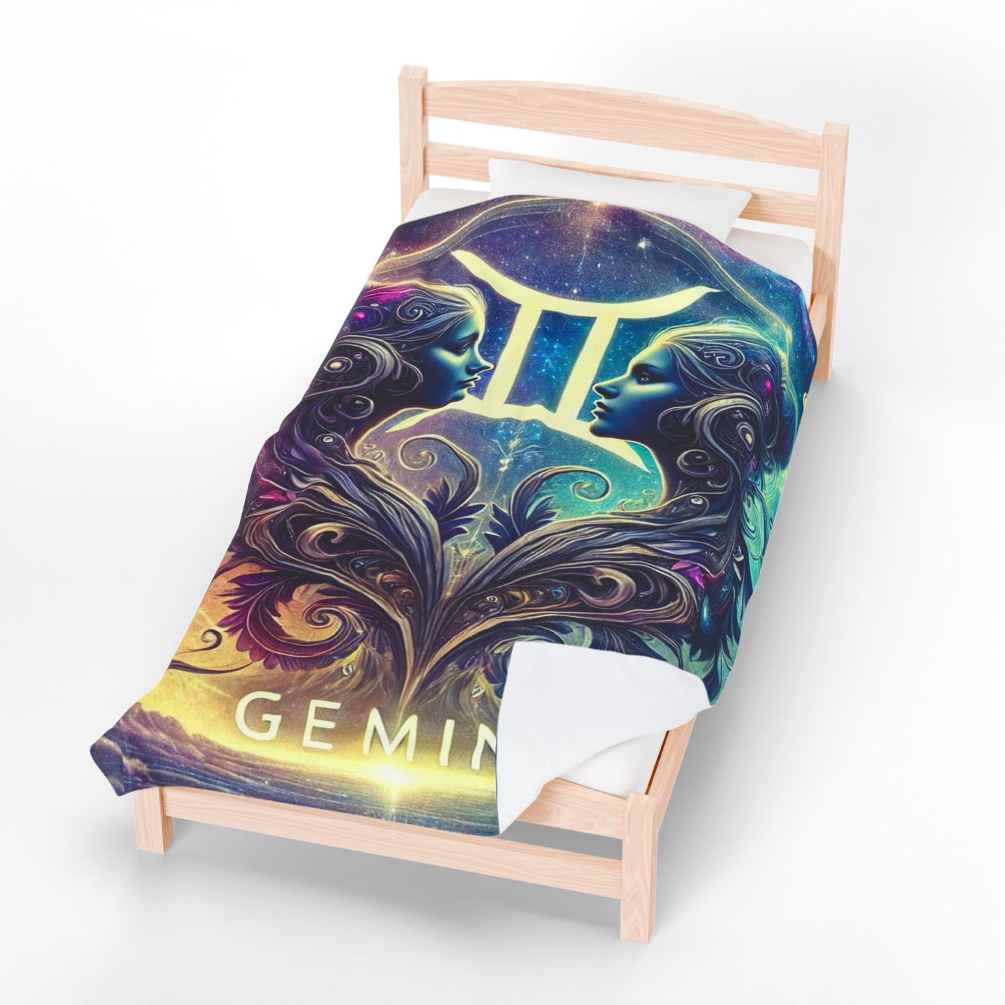 Gemini Velveteen Plush Blanket