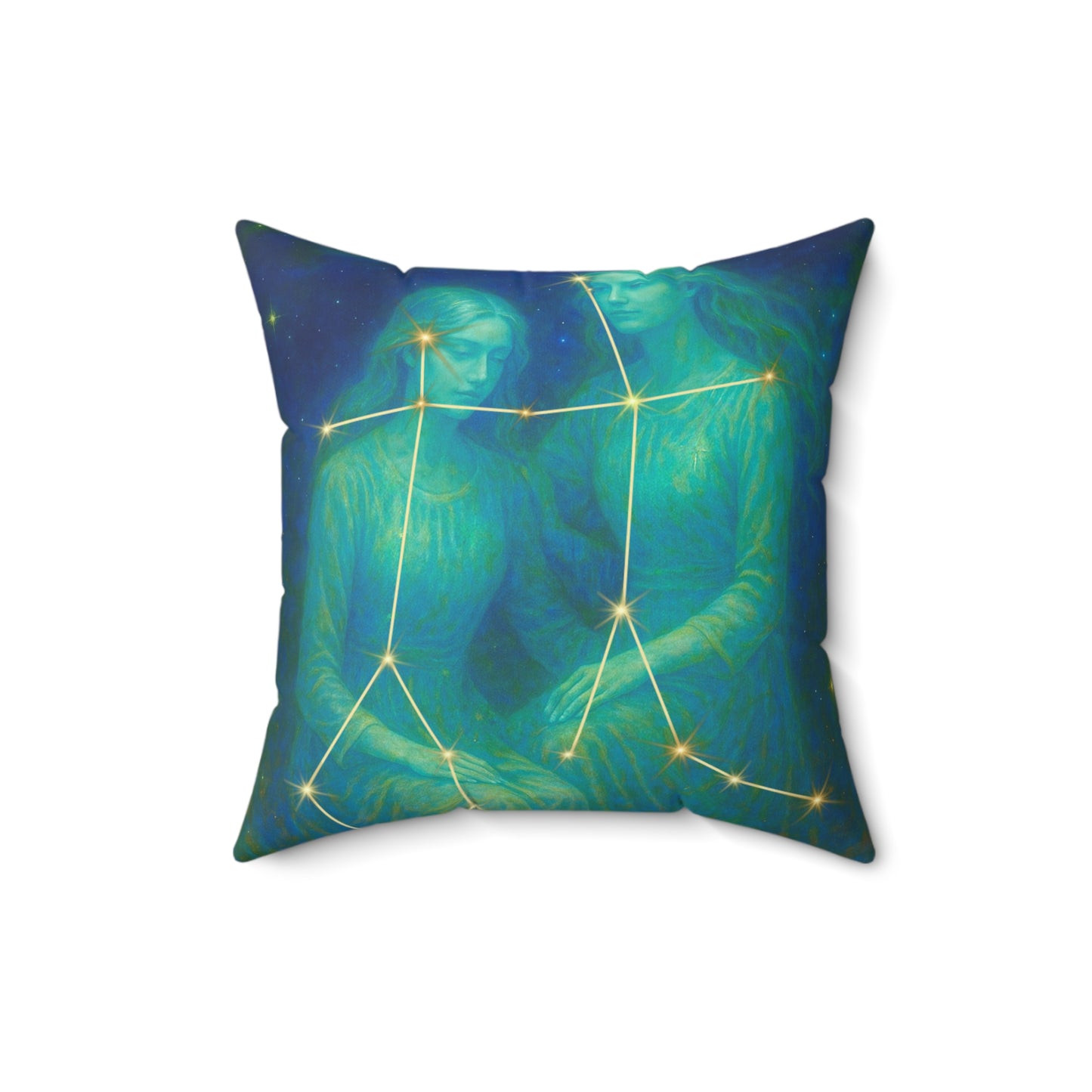 Gemini Constellation Decorative Pillow - Zodiac Home Decor