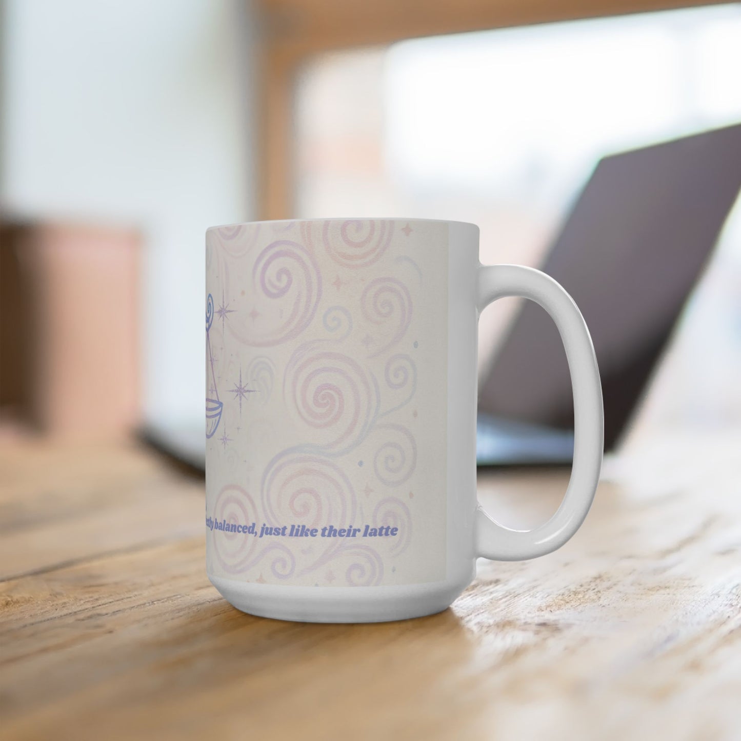 Libra Balanced Vibes Ceramic Mug – Good Vibes Only (11oz, 15oz)