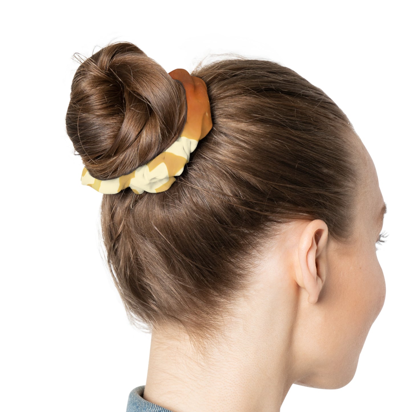 Aries Sunset Hues Scrunchie - Trendy Hair Accessory for Everyday Style