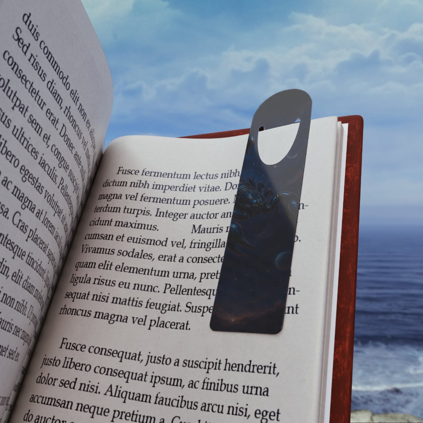 Scorpio Bookmark - gift for book lovers
