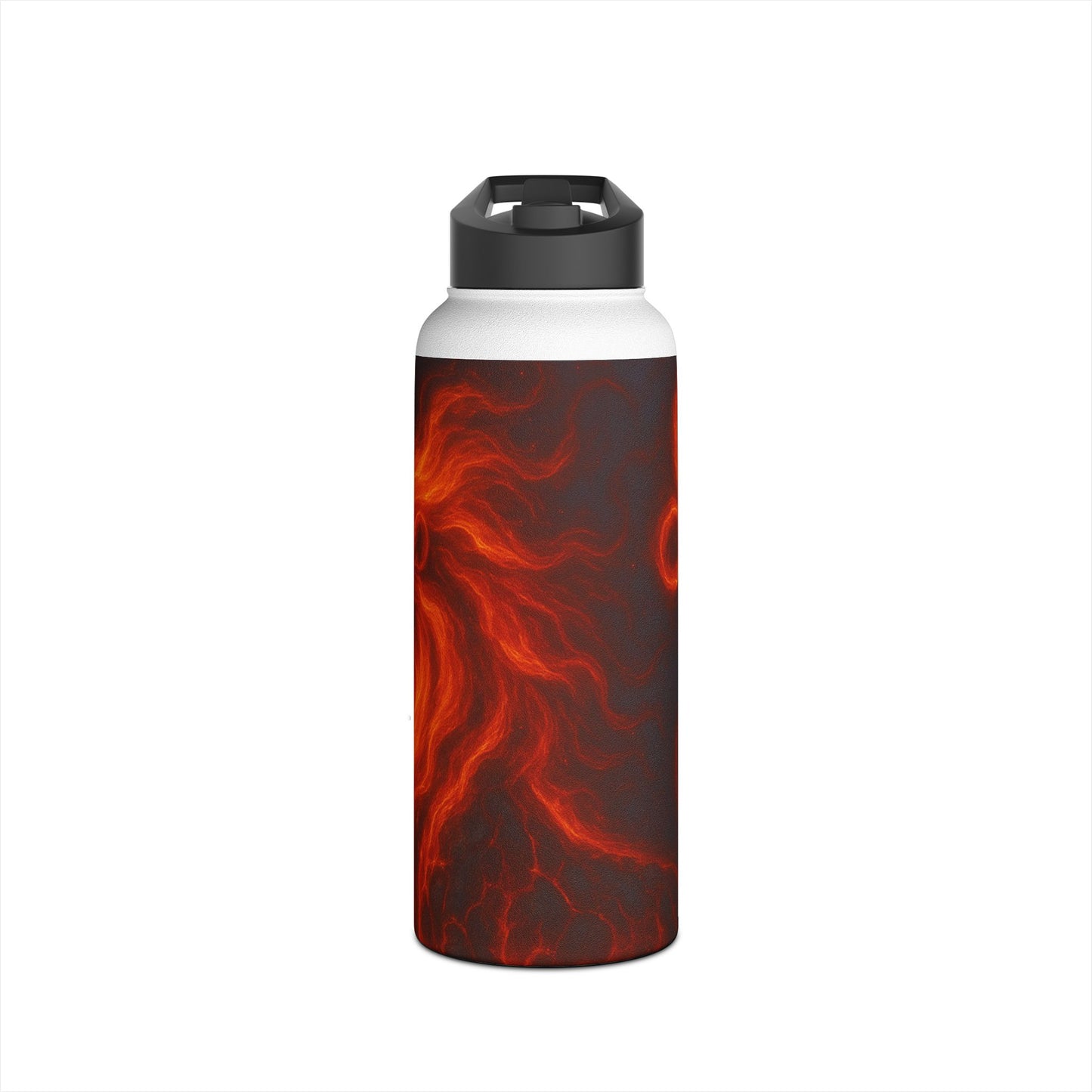 Leo Fire Flame Stainless Steel Water Bottle | Eco-Friendly Travel Mug, Fitness Motivation, Workout Bottle, Gift for Outdoor Lovers