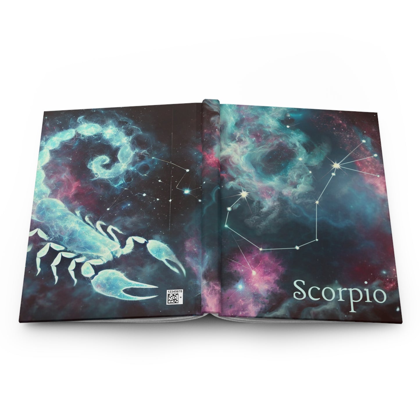 Scorpio Hardcover Journal - Cosmic Constellation Notebook for Astrology Lovers