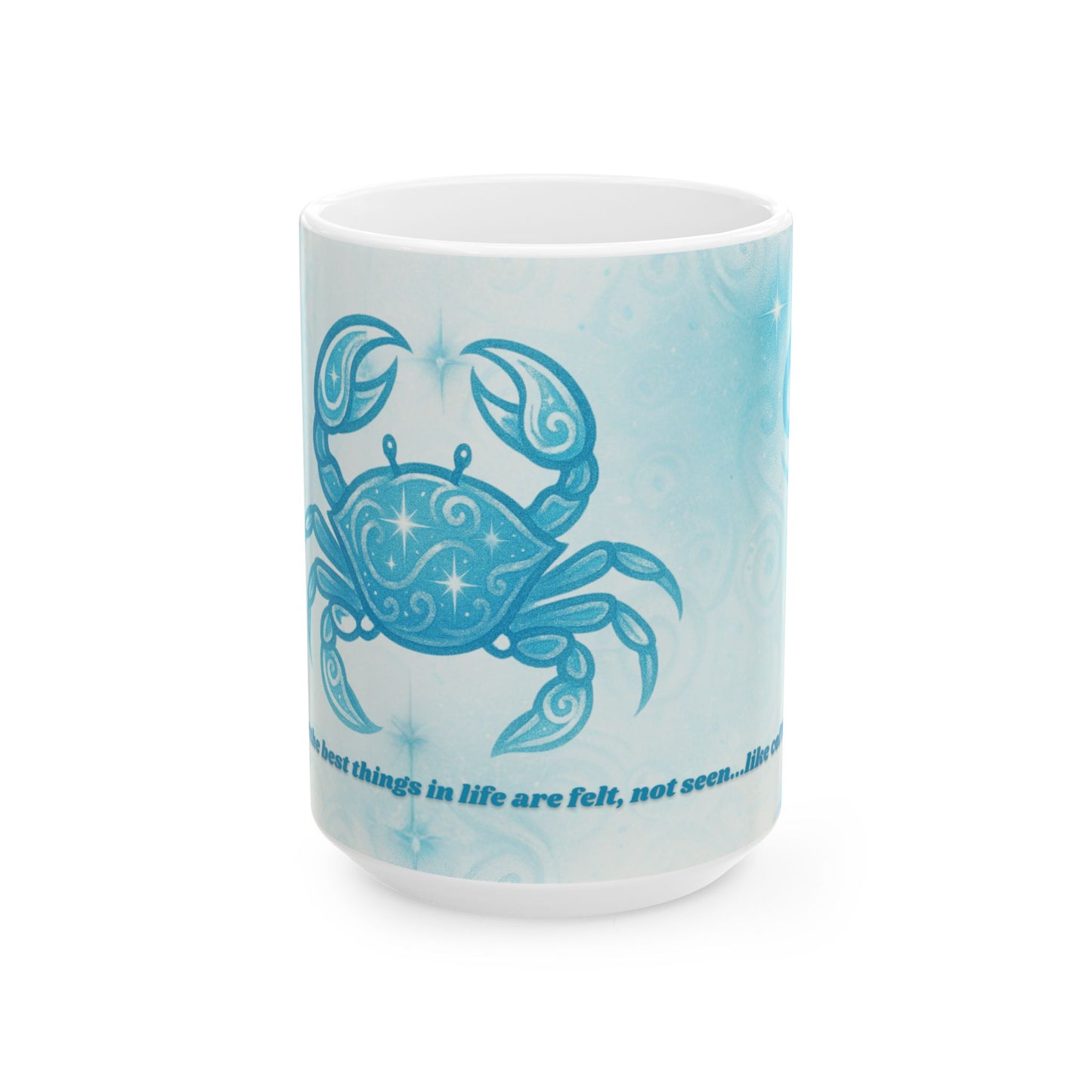 Zodiac Cancer Mug - Ceramic Coffee Cup with Cheeky Quote