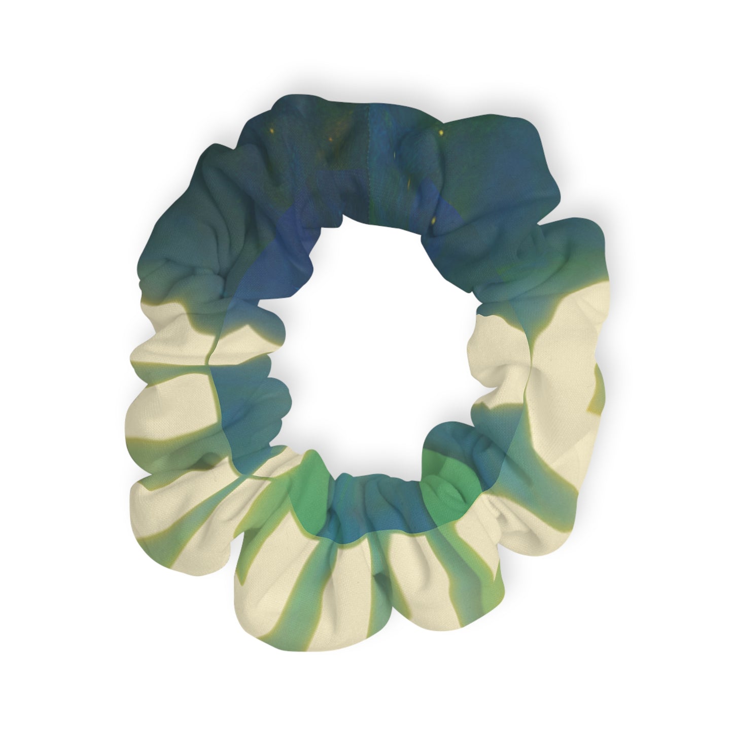 Gemini Ocean Wave Scrunchie - Stylish Hair Accessory for Beach Lovers