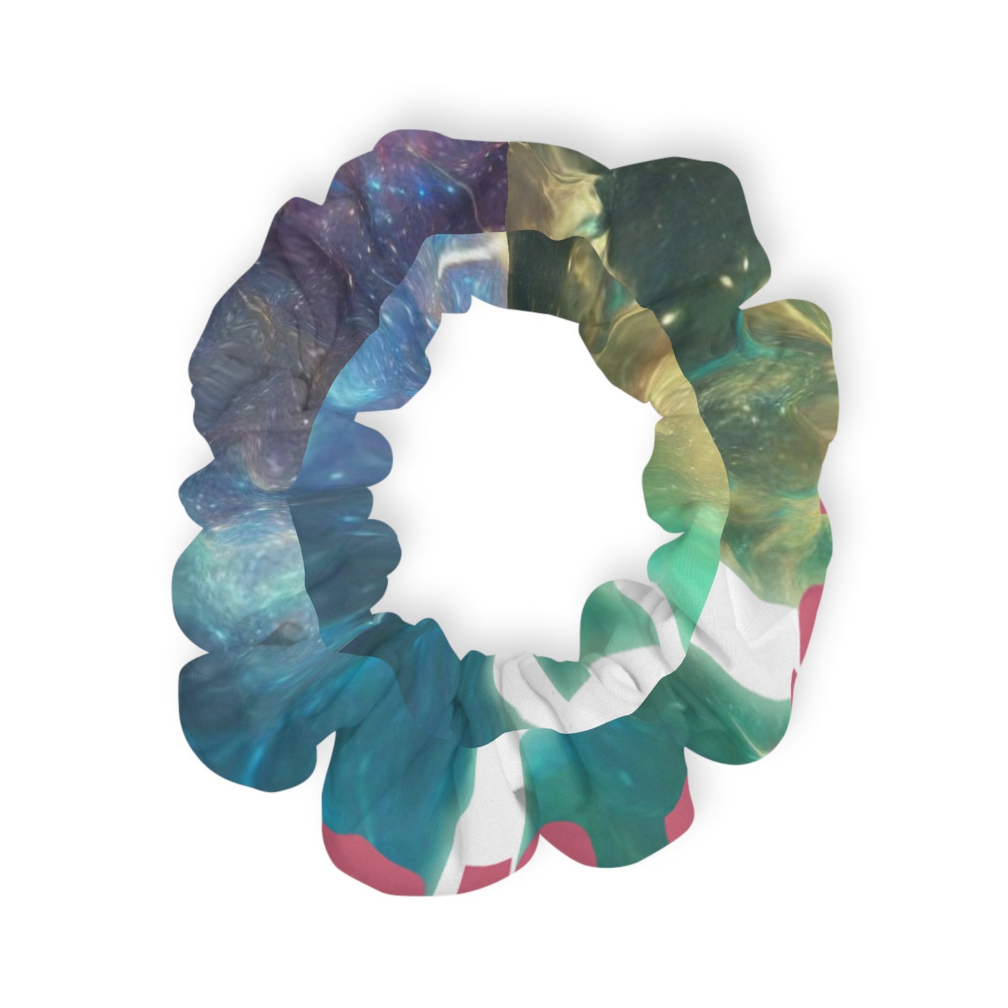 Taurus Galaxy Vibes Scrunchie - Colorful Cosmic Hair Accessory