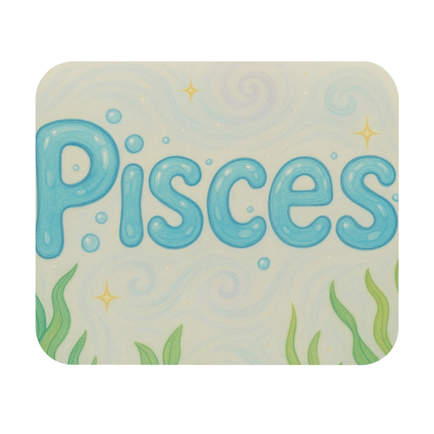 Inspirational Pisces Mouse Pad, Astrology Desk Accessory, Zodiac Gift, Home Office Decor, Personalized Pisces Merchandise