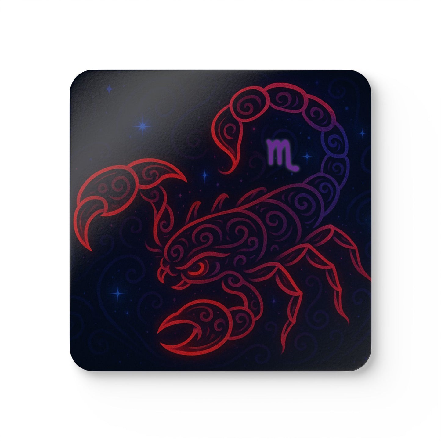 Scorpio Cork Coaster Set - Zodiac Home Decor