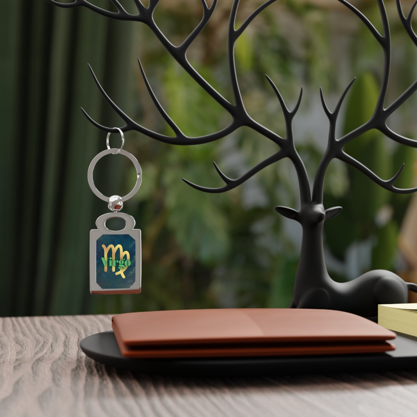 Virgo Photo Keyring - Ideal Gift for Astrology Lovers