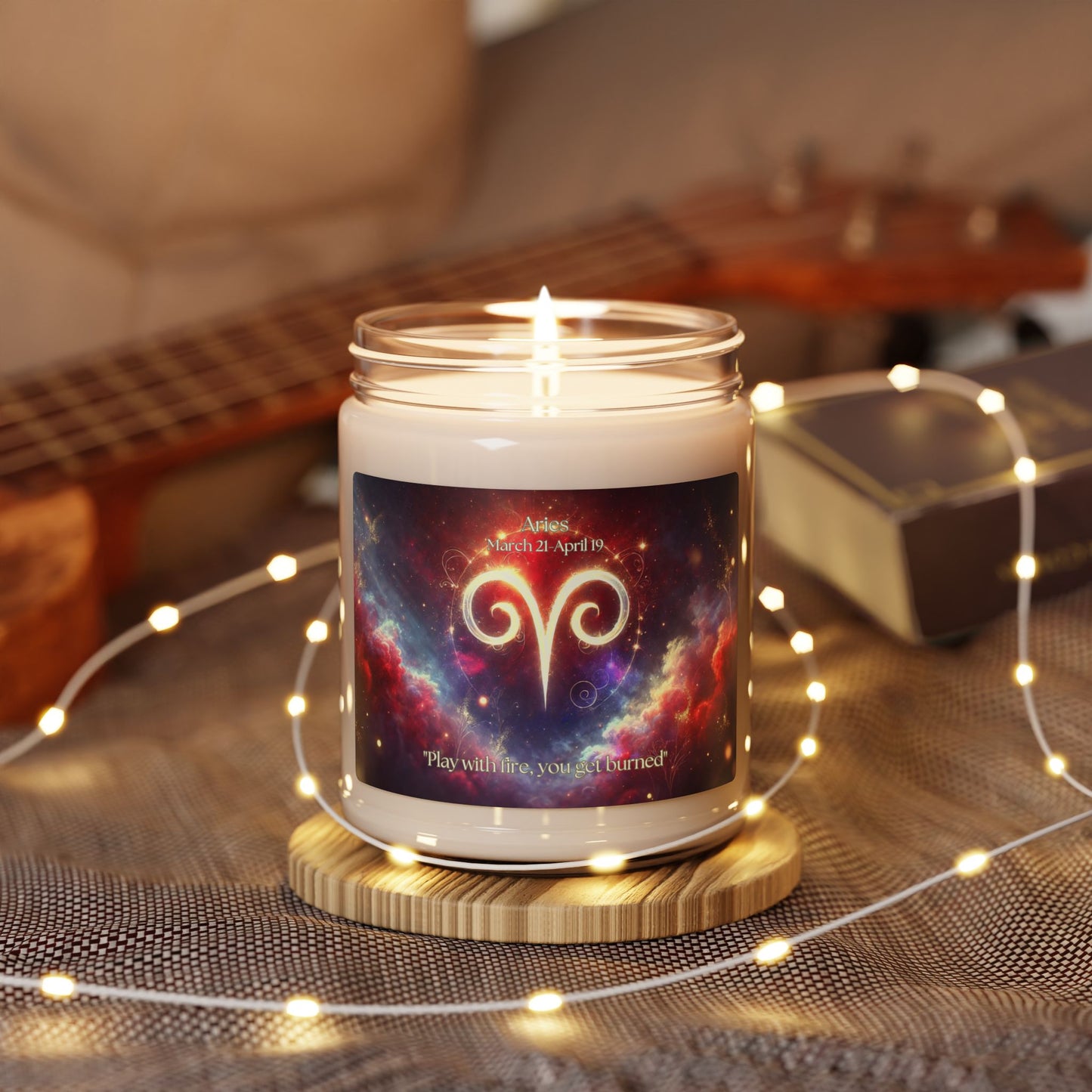 Aries Scented Soy Candle - 9oz | Zodiac Inspired Home Fragrance