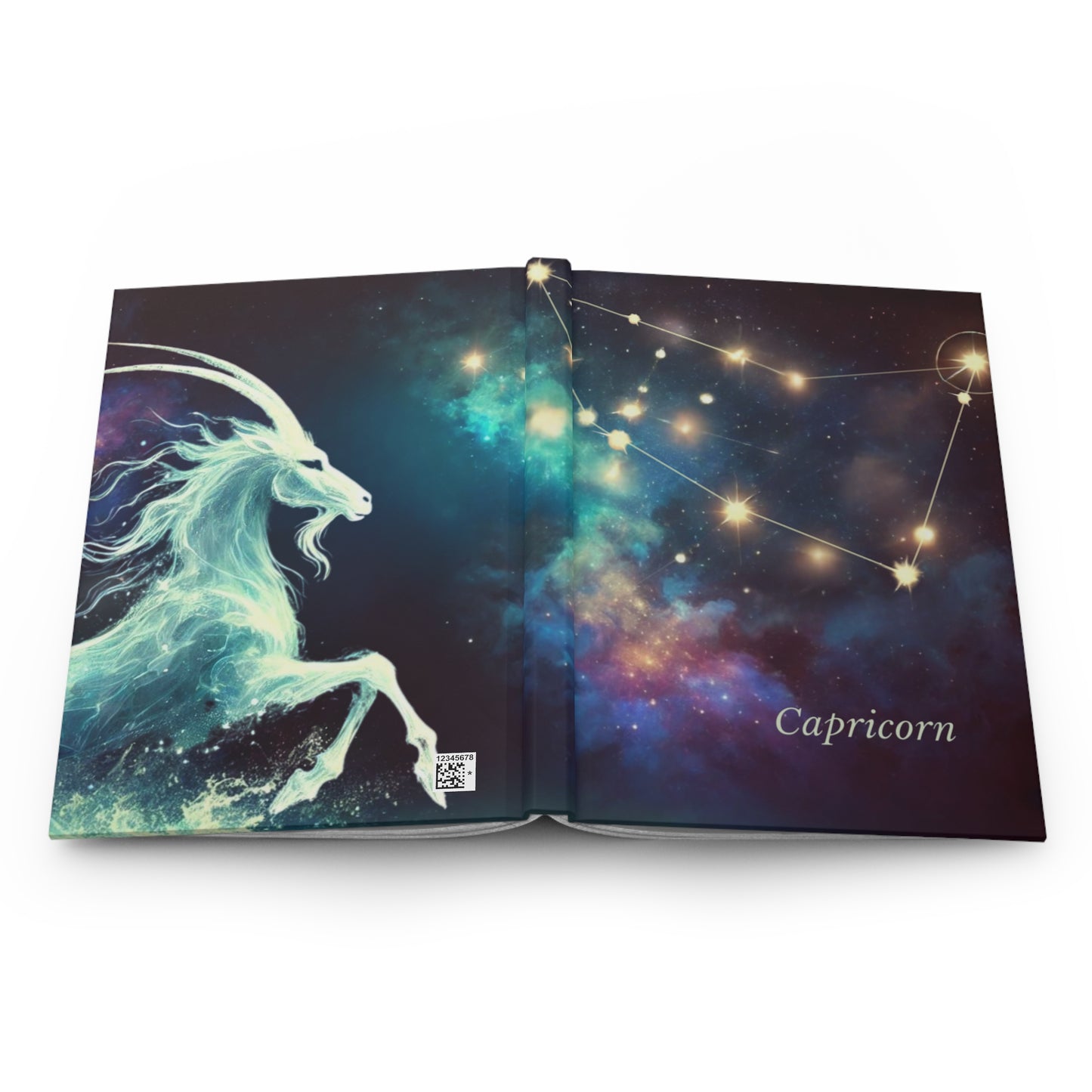 Capricorn Constellation Hardcover Journal - Celestial Theme for Astrology Lovers