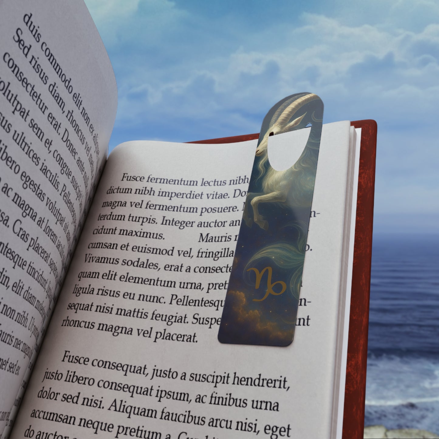 Capricorn Sea Goat Bookmark -Gift for Astrology lovers
