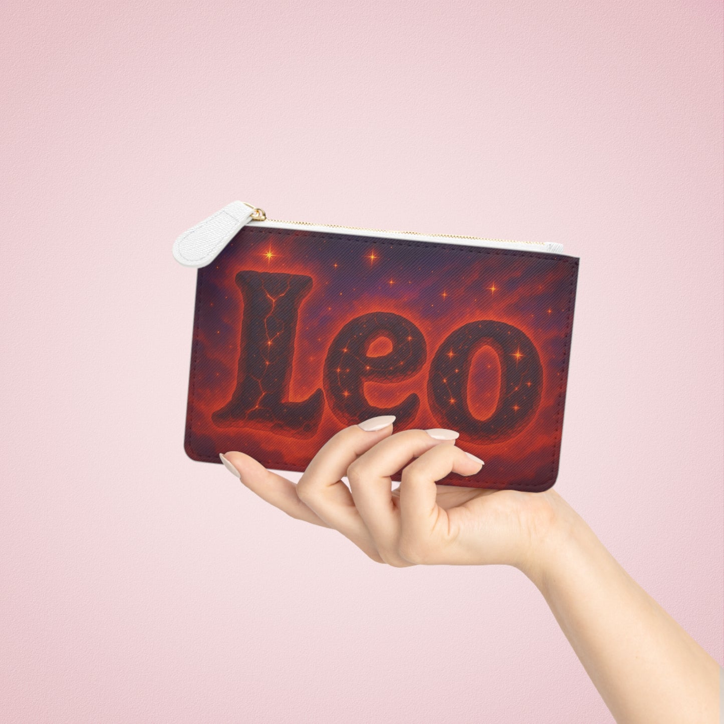 Leo Zodiac Mini Clutch Bag, Astrology Clutch, Leo Accessories, Zodiac Fashion, Horoscope Gift, Star Sign Pouch
