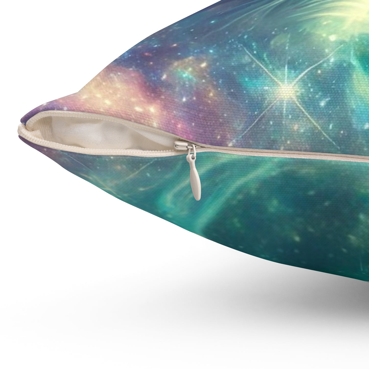 Aquarius Zodiac Square Pillow - Celestial Decor for Astrology Lovers