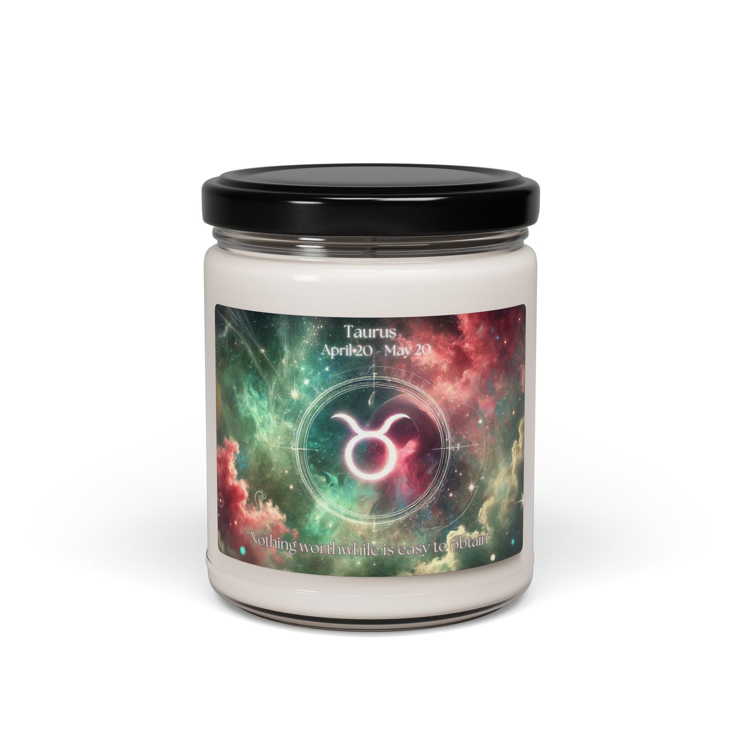 Taurus Scented Soy Candle - 9oz Zodiac Candle for Astrology Lovers