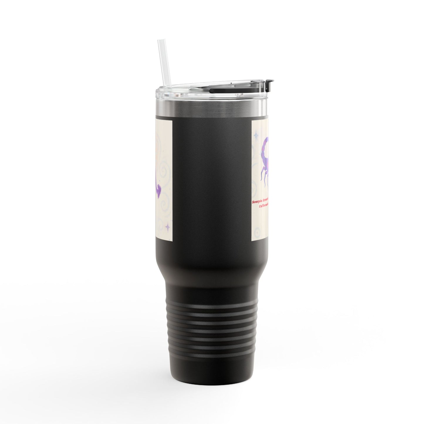 Scorpio Insulated Travel Mug - 40oz Coffee Tumbler with Motivational Quote