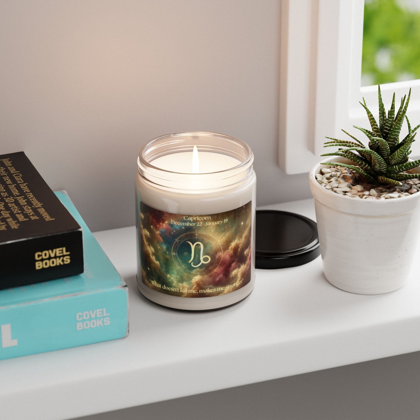 Capricorn Scented Soy Candle – 9oz | Zodiac Horoscope Gift