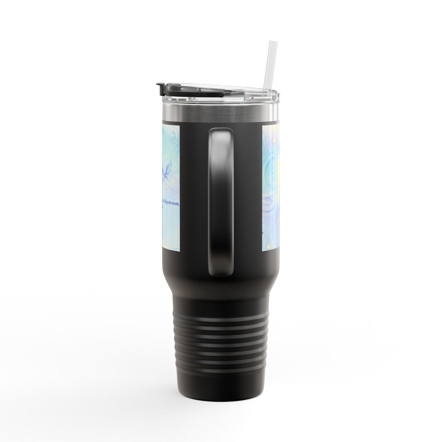 Pisces Magical Insulated Travel Mug - 40oz with Fun Coffee Quotes