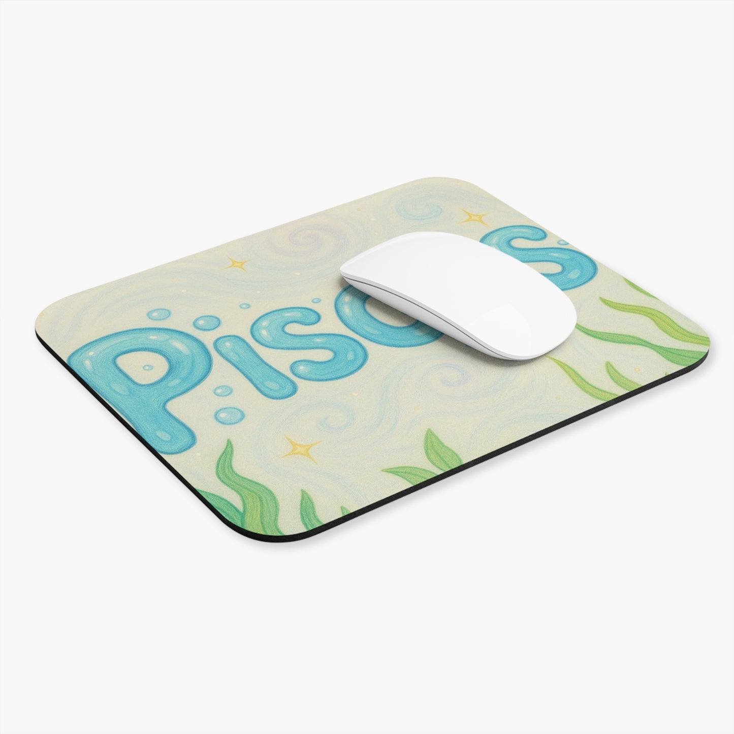 Inspirational Pisces Mouse Pad, Astrology Desk Accessory, Zodiac Gift, Home Office Decor, Personalized Pisces Merchandise
