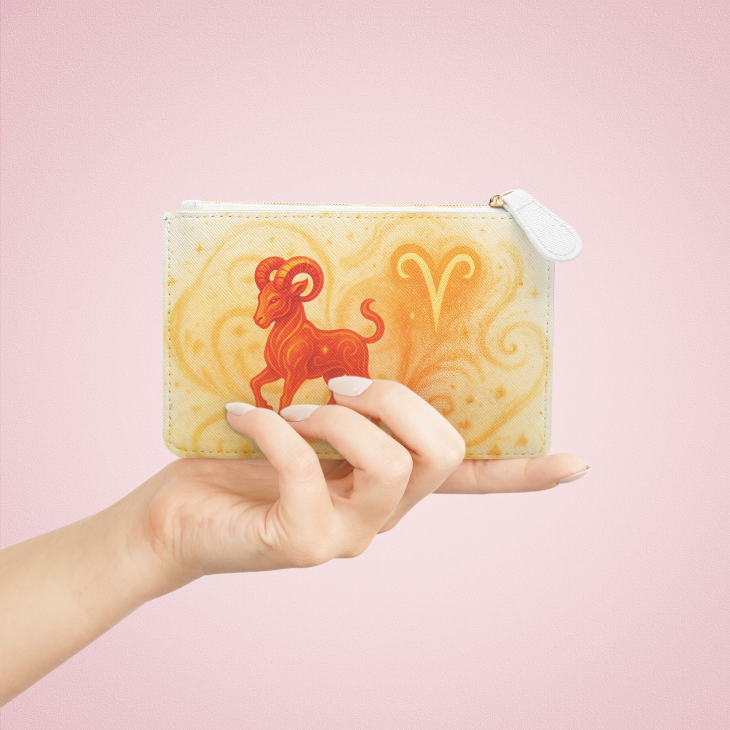 Aries Zodiac Mini Clutch Bag | Astrological Gift, Astrology Purse, Horoscope Accessory, Birthday Clutch, Unique Zodiac Design