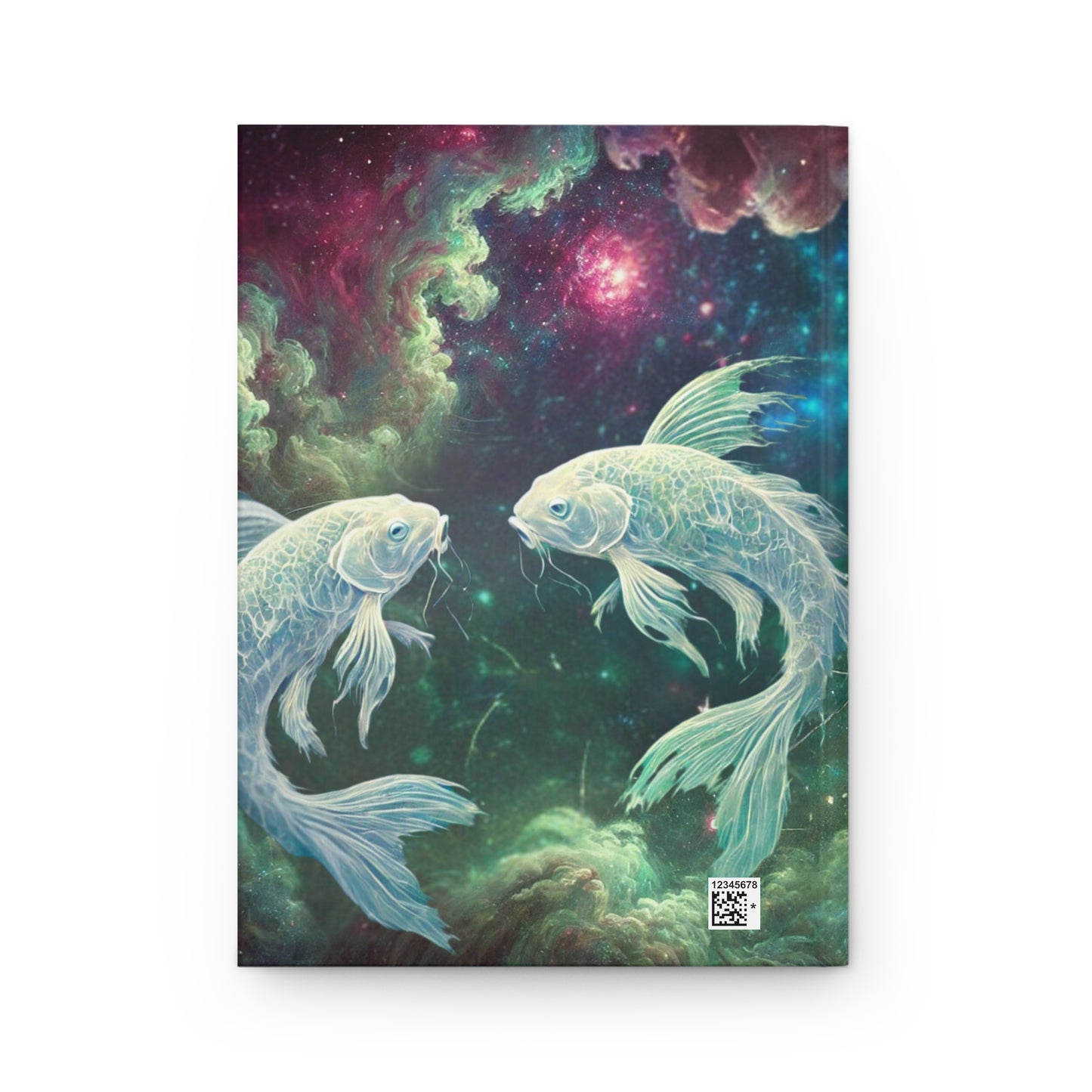 Pisces Hardcover Journal - Cosmic Design for Zodiac Lovers