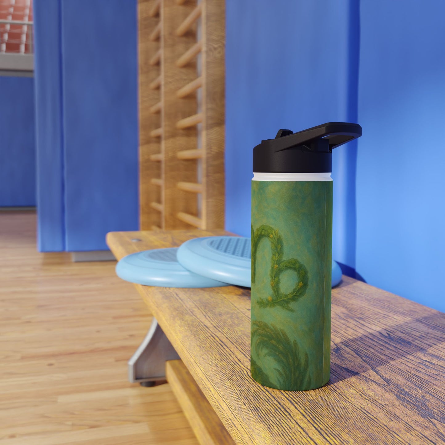 Capricorn Nature-Inspired Stainless Steel Water Bottle | Eco-Friendly, Outdoor Adventure, Gift for Nature Lovers, Hiking Gear, Hydration on-the-Go