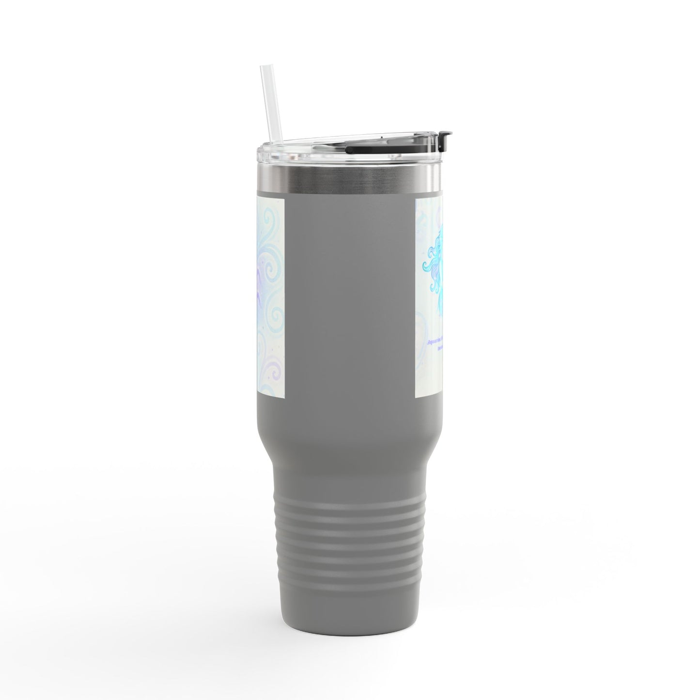 Aquarius-Themed Insulated Travel Mug, Perfect for Astrology Lovers, Gifts for Friends, Summer Road Trips, Relaxing Moments, Fun Hydration