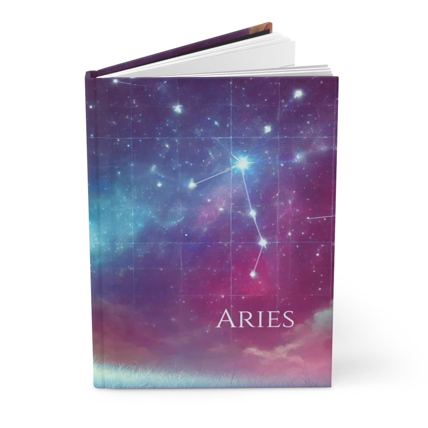 Aries Constellation Hardcover Journal - Cosmic Design for Astrology Lovers