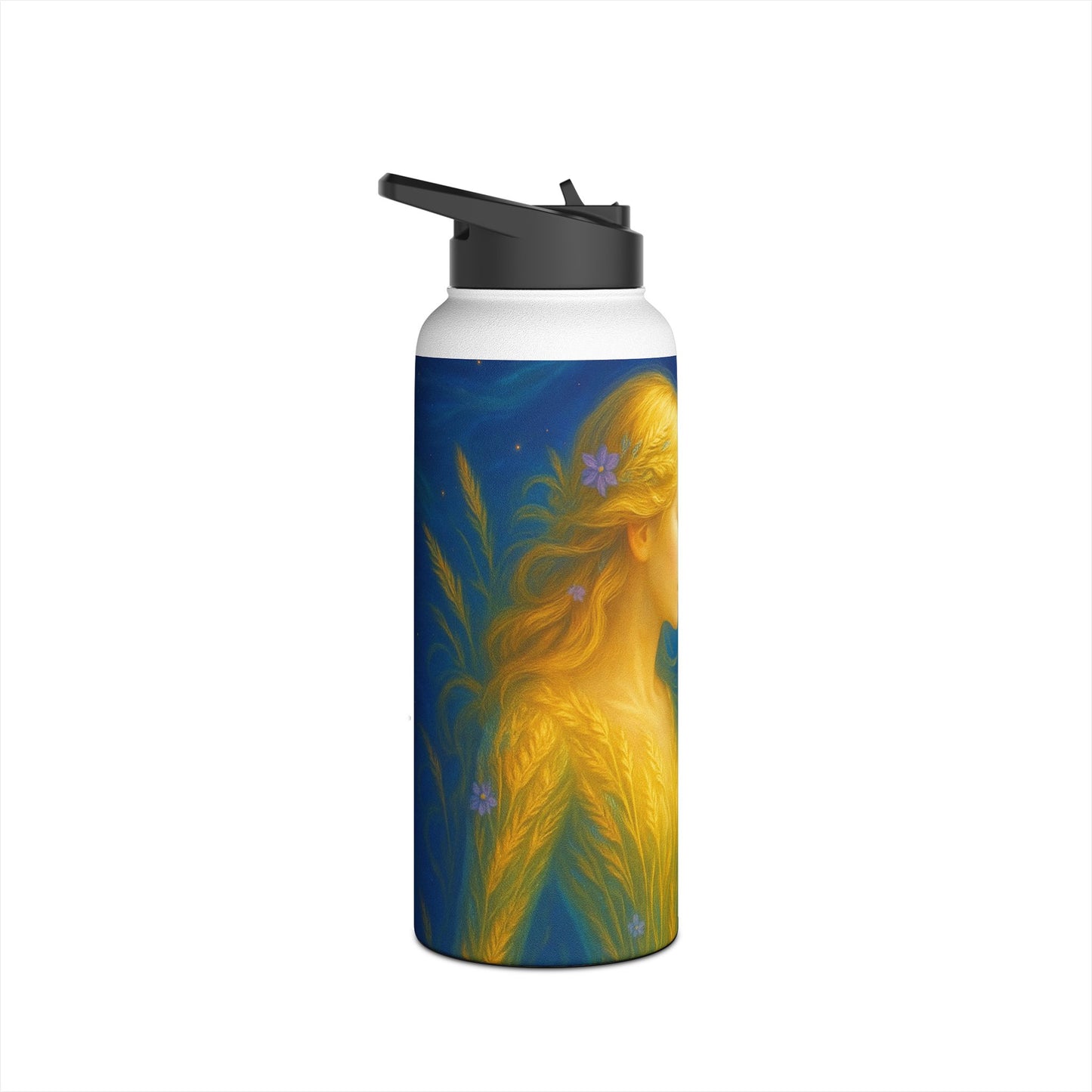 Serene Virgo Stainless Steel Water Bottle, Floral Water Bottle, Reusable Drink Bottle, Eco-Friendly Hydration, Gift for Ocean [...]