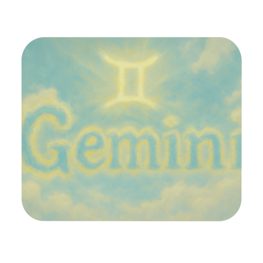 Gemini Mouse Pad – Zodiac Decor, Unique Gift, Astrology Home Office, Desk Accessory, Cosmic Vibe for Astrologers