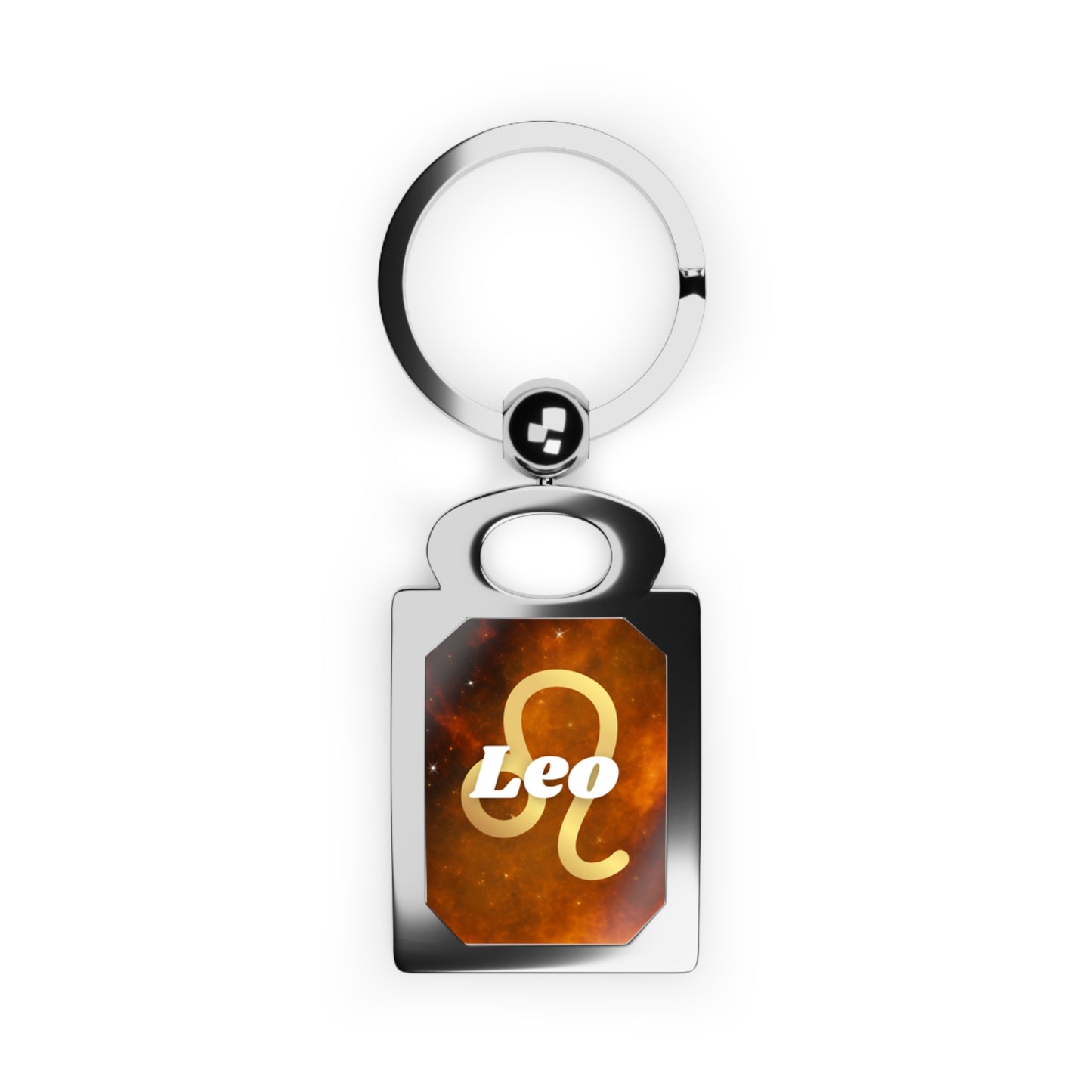 Leo Zodiac Photo Keyring - Astrological Gift for Leo Fans