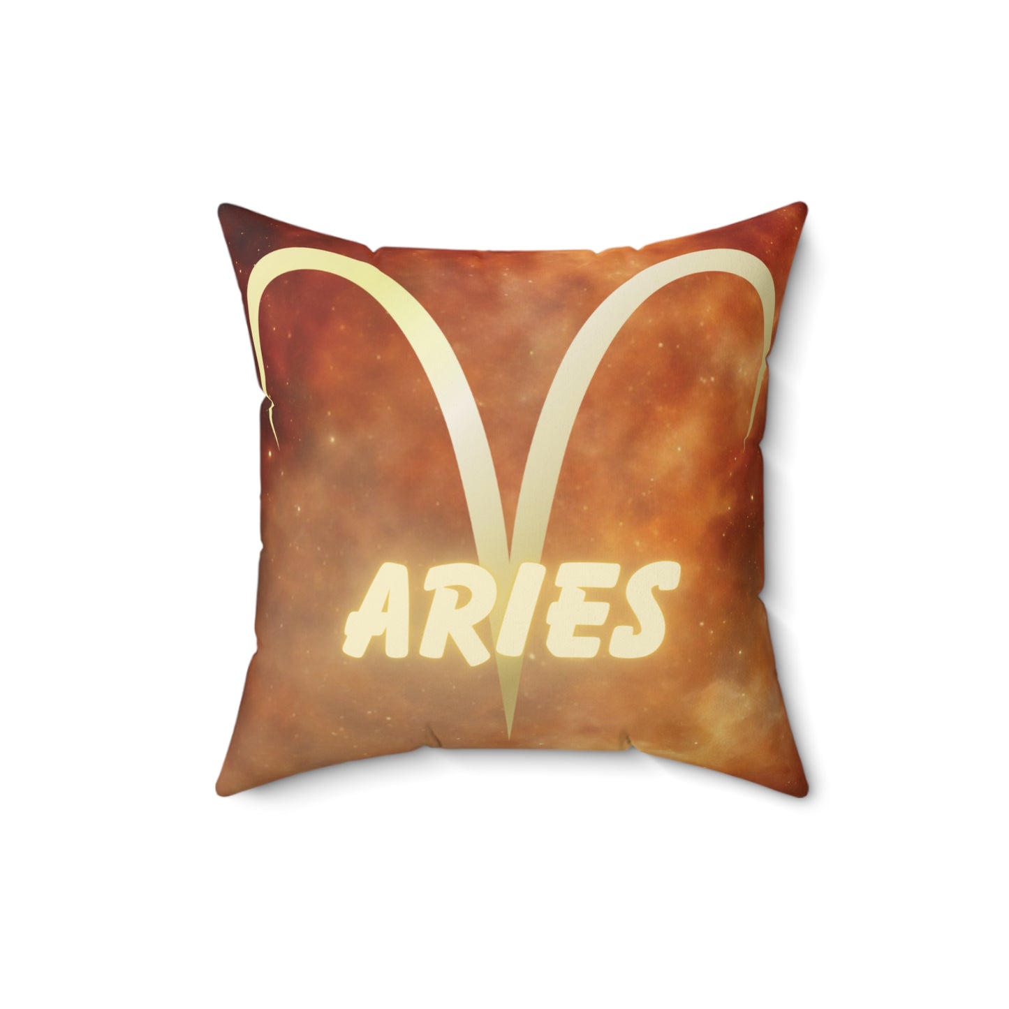 Astrology Aries Square Pillow - Celestial Home Decor for Zodiac Lovers