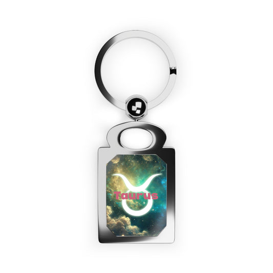 Taurus Photo Keyring - Zodiac Sign Gift for Astrology Lovers