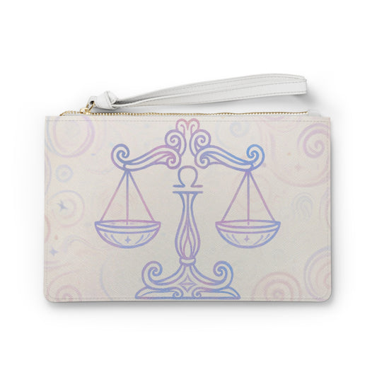 Libra Zodiac Clutch Bag, Astrology Accessory, Astrology Lover Gift, Libra Clutch, Horoscope Bag, Celestial Fashion