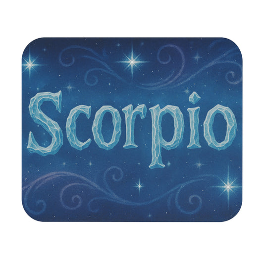 Scorpio Zodiac Mouse Pad, Personalized Desk Accessory, Astrological Gift, Office Decor, Astrology Enthusiast, Birthday Gift