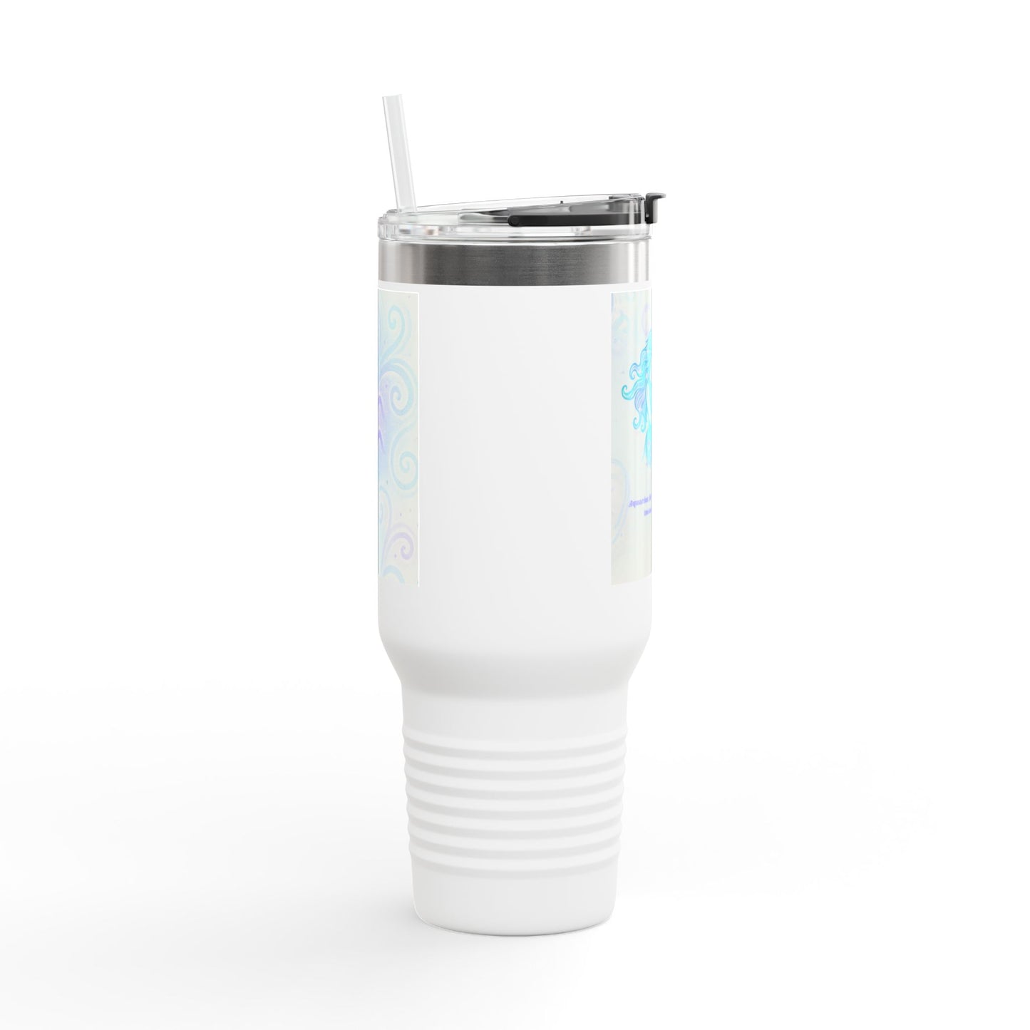 Aquarius-Themed Insulated Travel Mug, Perfect for Astrology Lovers, Gifts for Friends, Summer Road Trips, Relaxing Moments, Fun Hydration