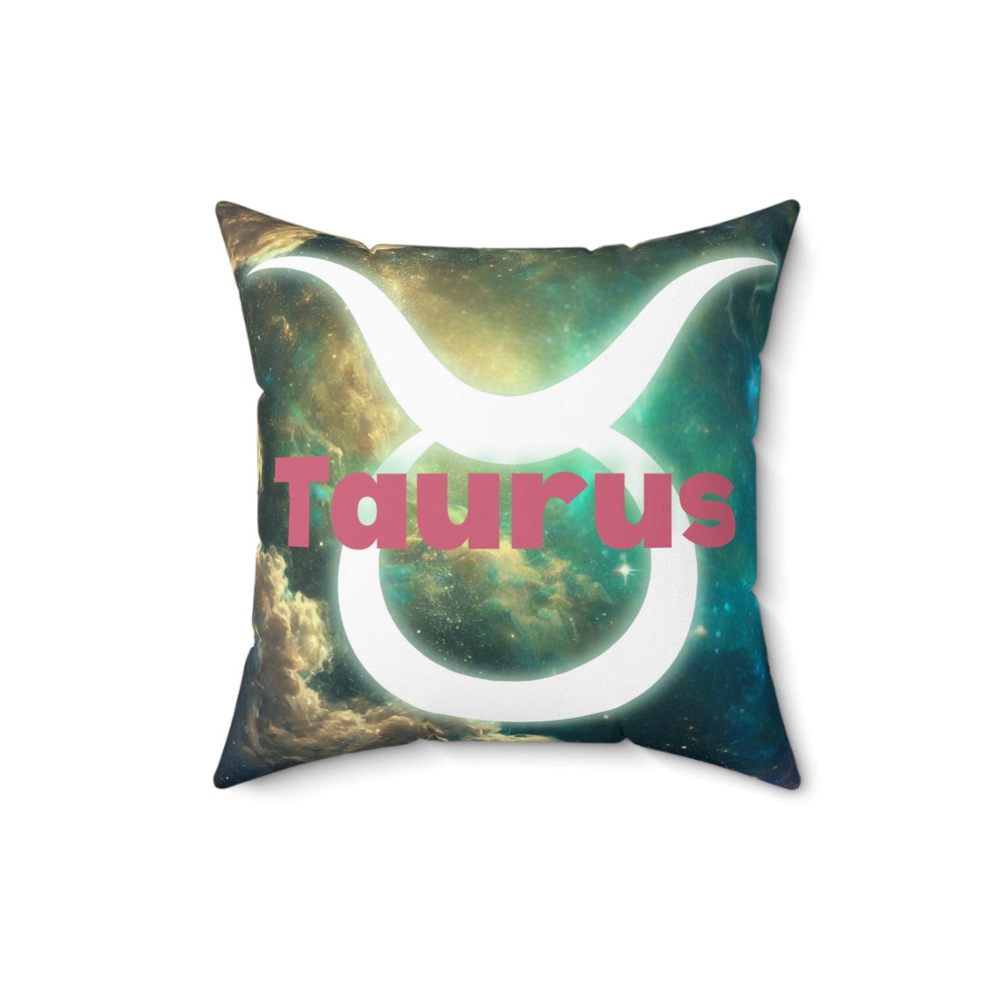 Cosmic Taurus Pillow – Astrology Square Cushion