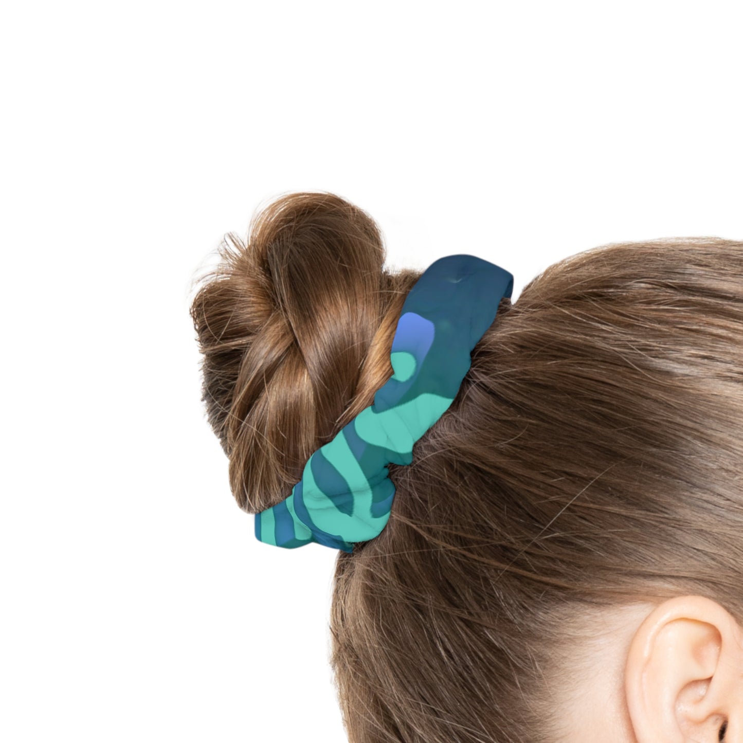 Pisces Themed Scrunchie, Hair Accessories, Fashion Hair Tie, Colorful Scrunchie, Gift for Her, Summer Hair Accessory
