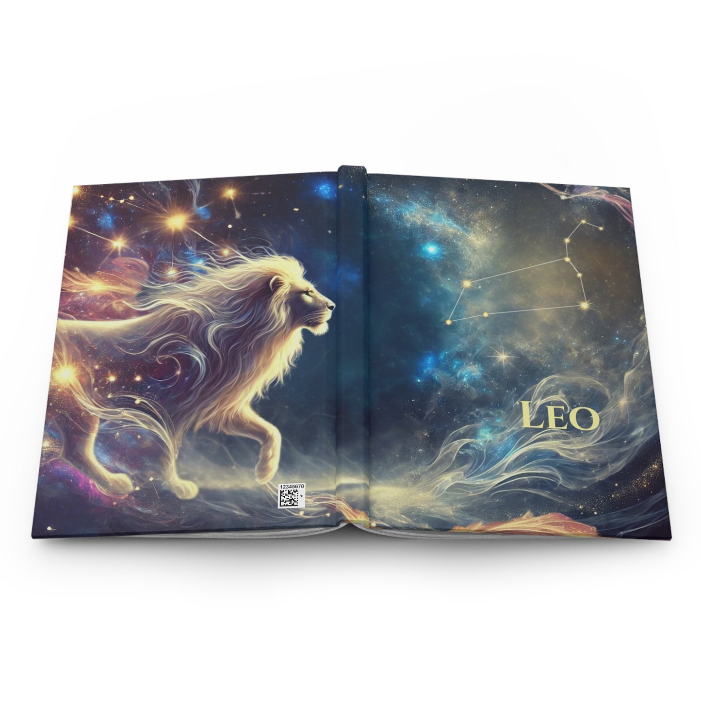 Leo Constellation Hardcover Journal - Astrological Notebook for Leo Zodiac Lovers