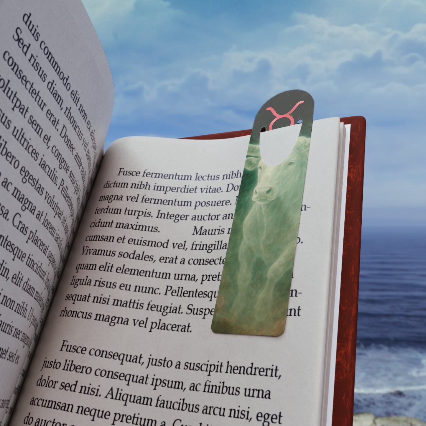 Taurus Symbol Bookmark - Zodiac Book Lover Gift
