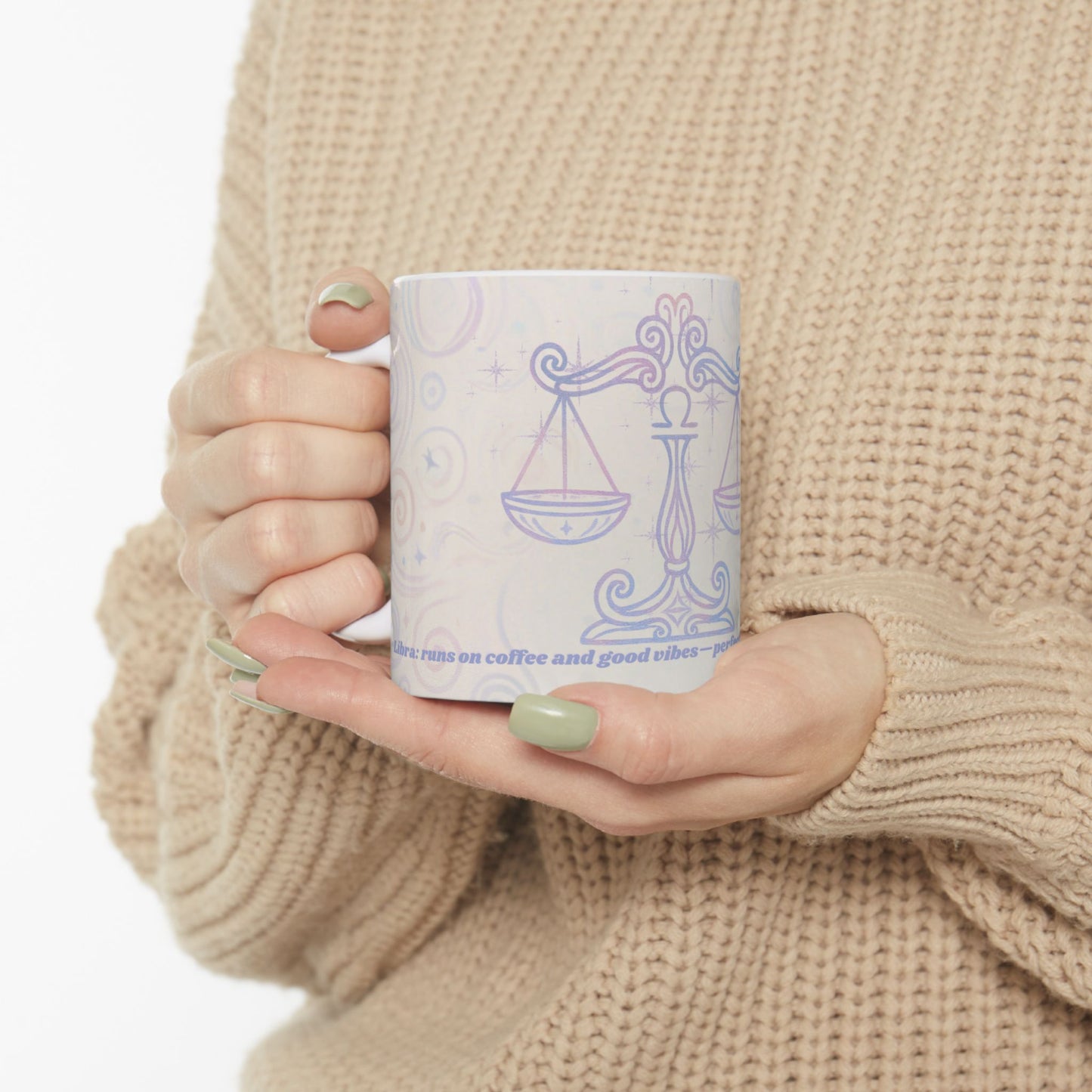 Libra Balanced Vibes Ceramic Mug – Good Vibes Only (11oz, 15oz)