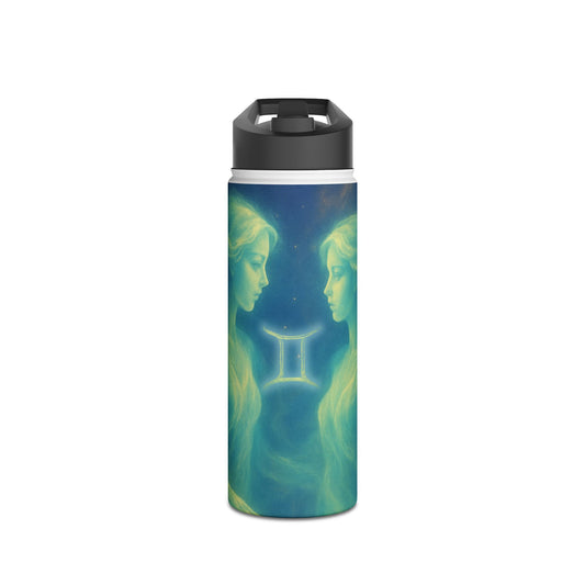 Mystical Gemini Stainless Steel Water Bottle: Astrology Gift, Eco-Friendly Drinkware, Zodiac Lover's Travel Flask, Celestial Hydration [...]