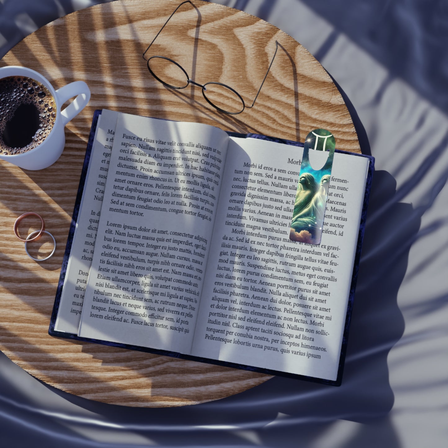 Gemini Bookmark - Ethereal Sisters Bookmark, Literary Gift, Book Lover, Reading Accessories, Magical Decor
